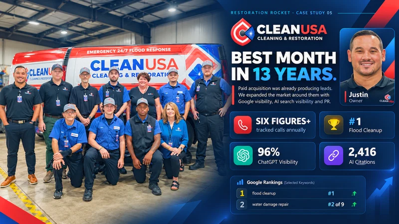 Clean USA — Best Month in 13 Years case-study proof
