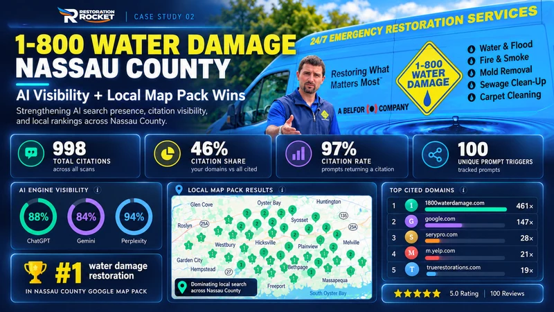 1-800 WATER DAMAGE Nassau County case-study proof