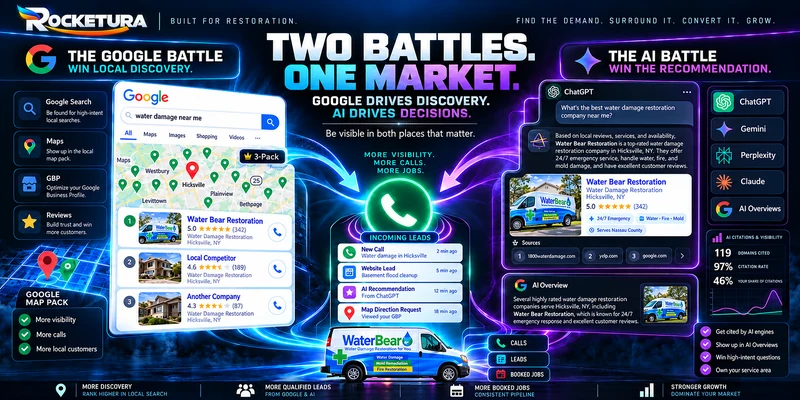 Two battles, one market: Google drives discovery, AI drives decisions